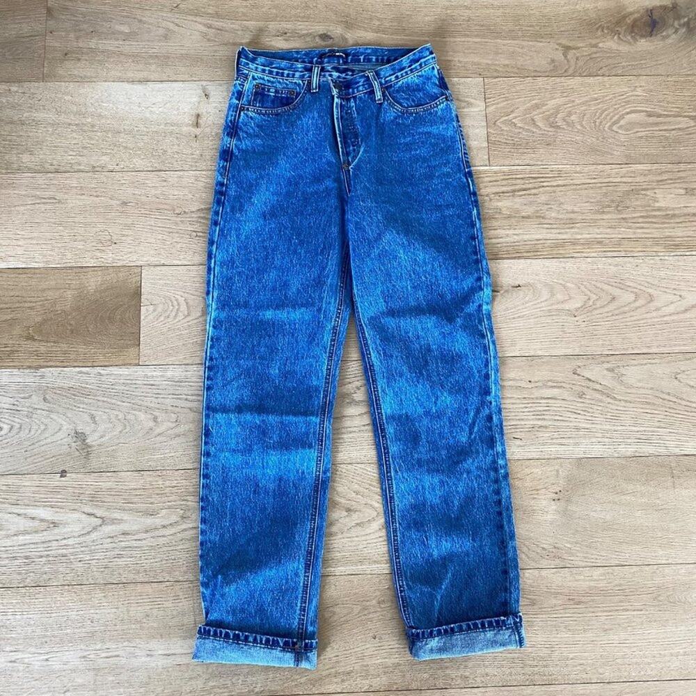 Fashion Nova - High Waist Jeans in Dark Blue